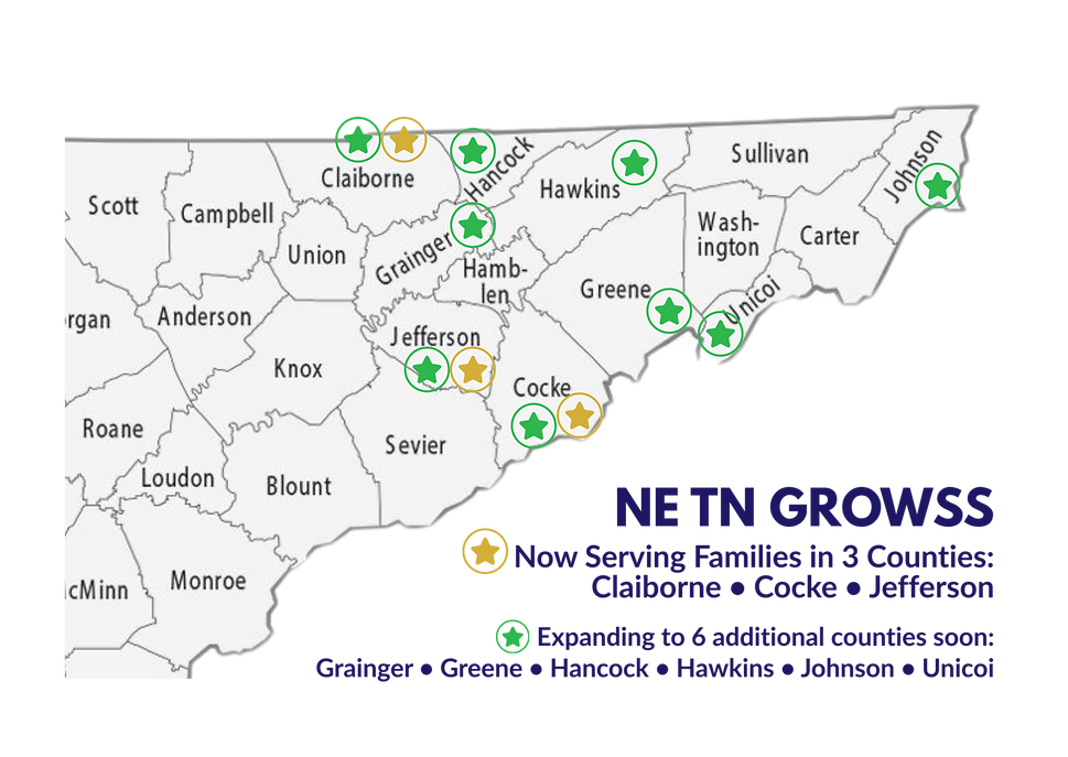 NE TN GROWSS Service Map
