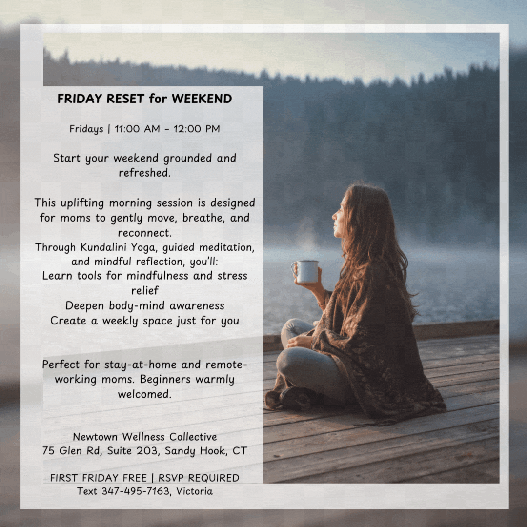 Friday Reset for Weekend infographic.