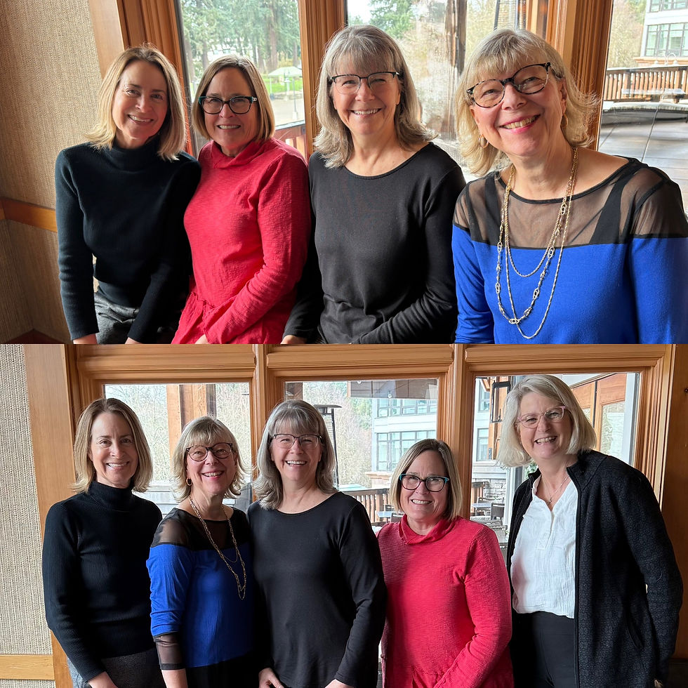 Lisa, Gail, Susan, Jan and I had a lovely time and felt like "ladies who lunch"