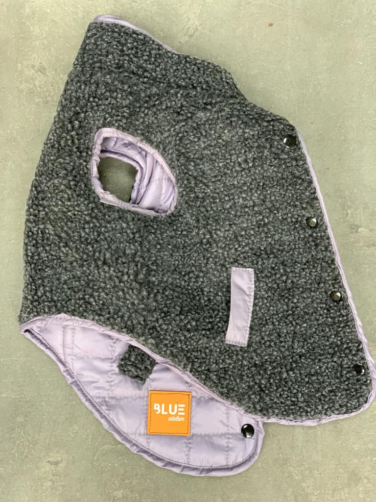 Thumbnail: Lilac Reversible Puffer Jacket