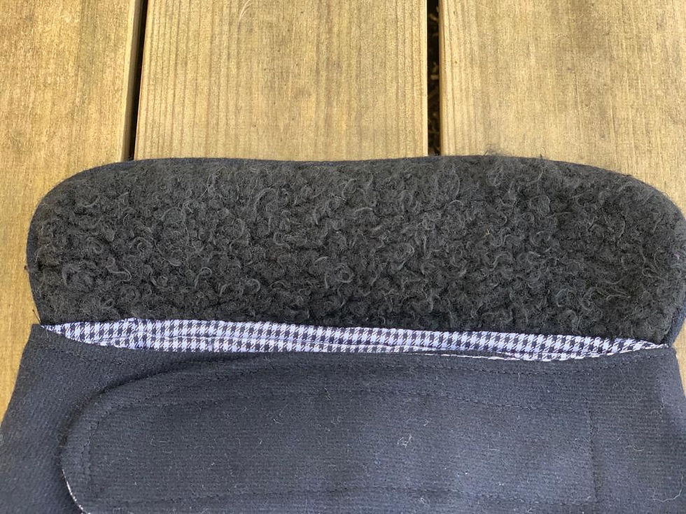 Thumbnail: Black Wool French bulldog coat