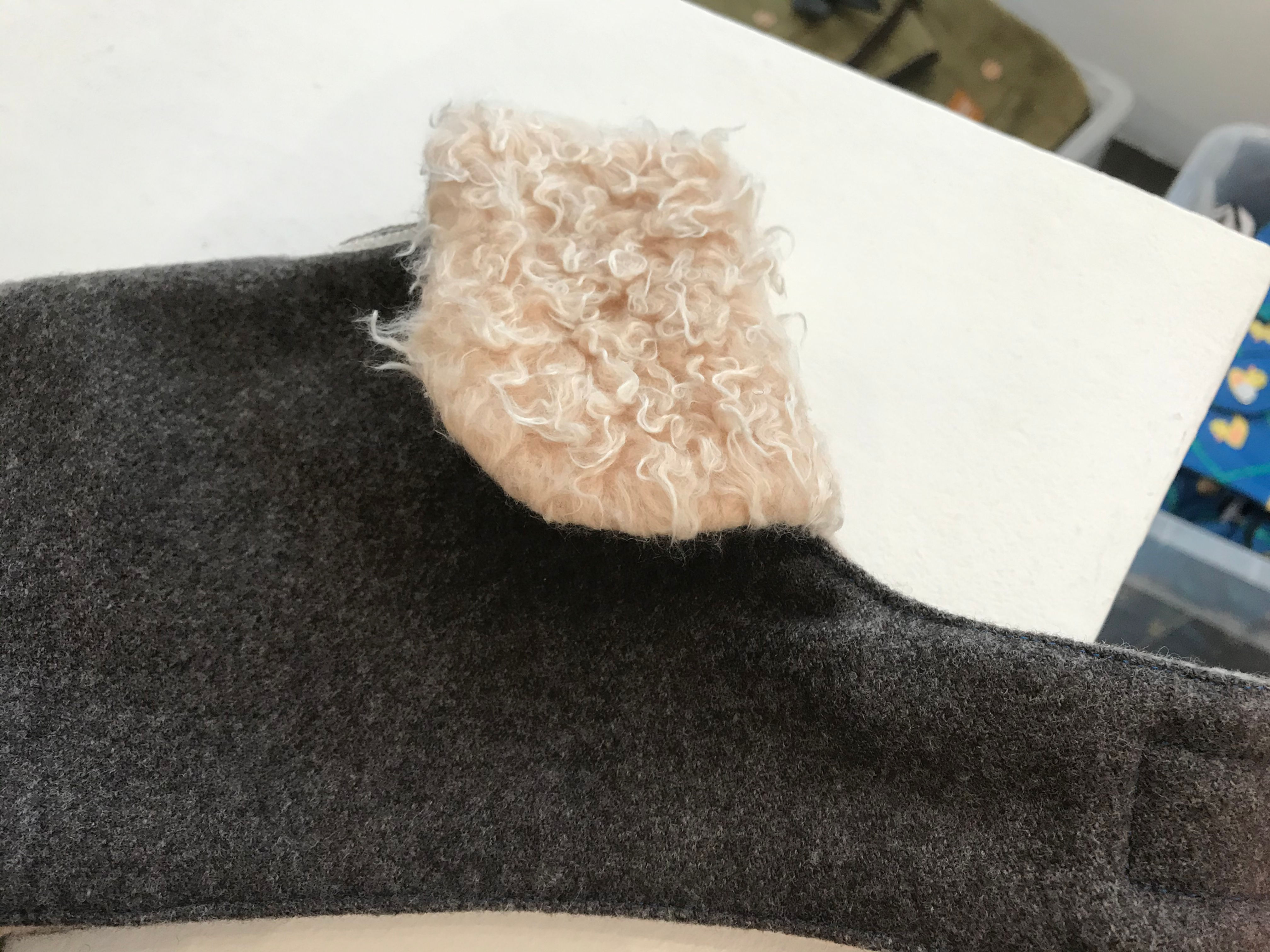 Giacca di lana grigia