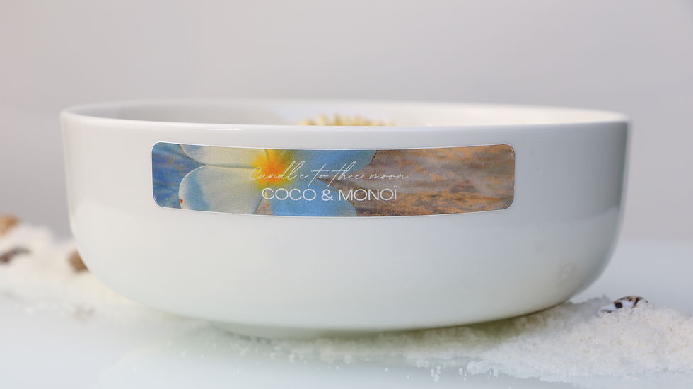 Miniature : COCO & MONOÏ | Bougie Florale Artisanale a la coco et au monoï