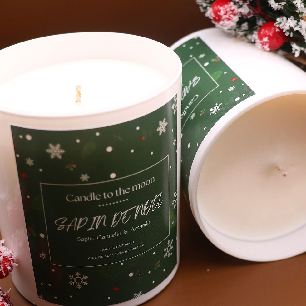 Miniature : SAPIN DE NOEL 🎄 | Bougie Artisanale Sapin, Cannelle & Amande
