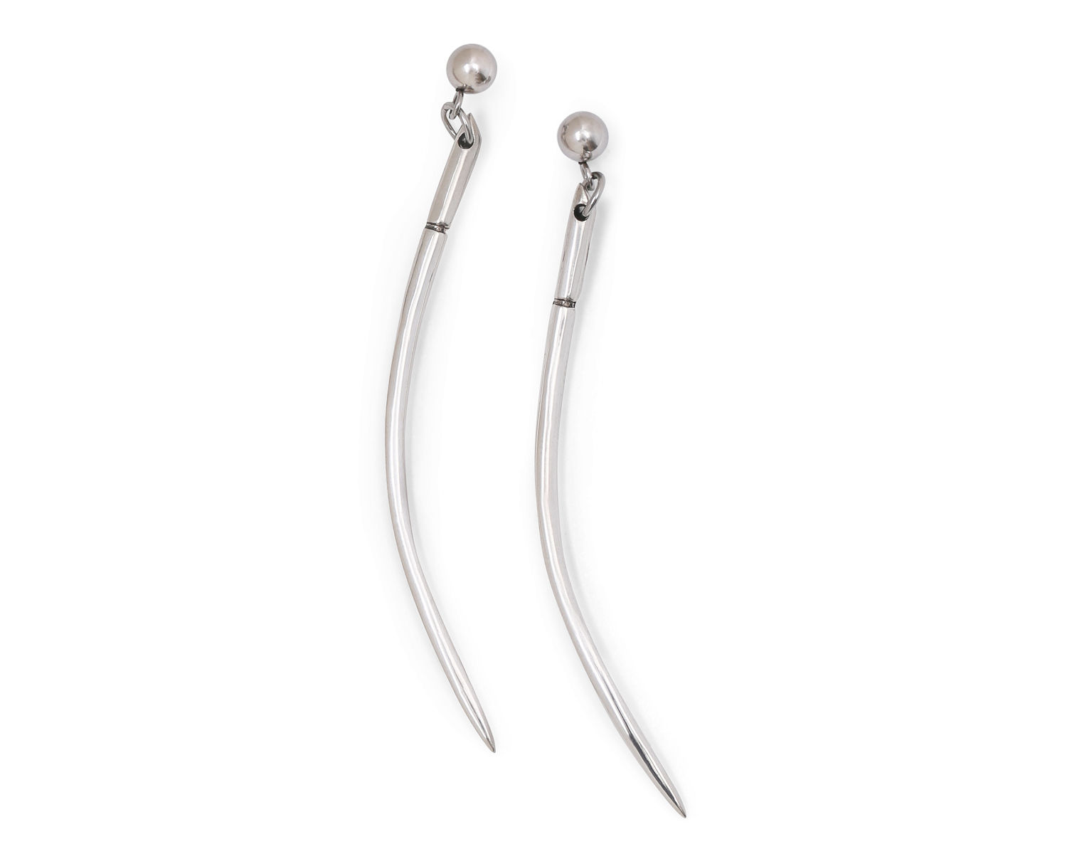 Boucle d'oreilles Tiges / Stem Silver Earring