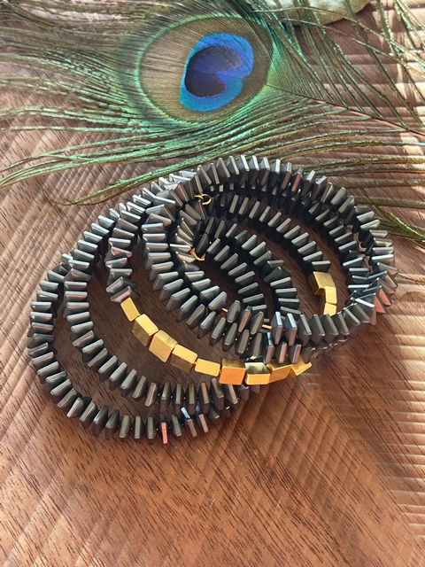 Thumbnail: Hematite Wrap Bracelet