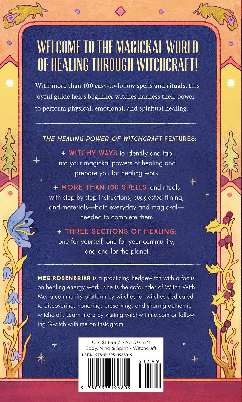Miniatura: The healing power of witchcraft back cover