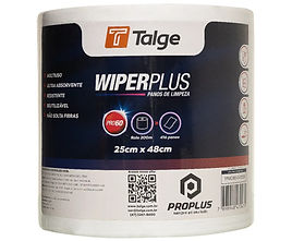 Rolo de Toalha Wiper Branco 25x48cm, com 416 toalhas e 200m