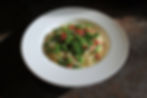 A beautiful plant based pancetta risotto