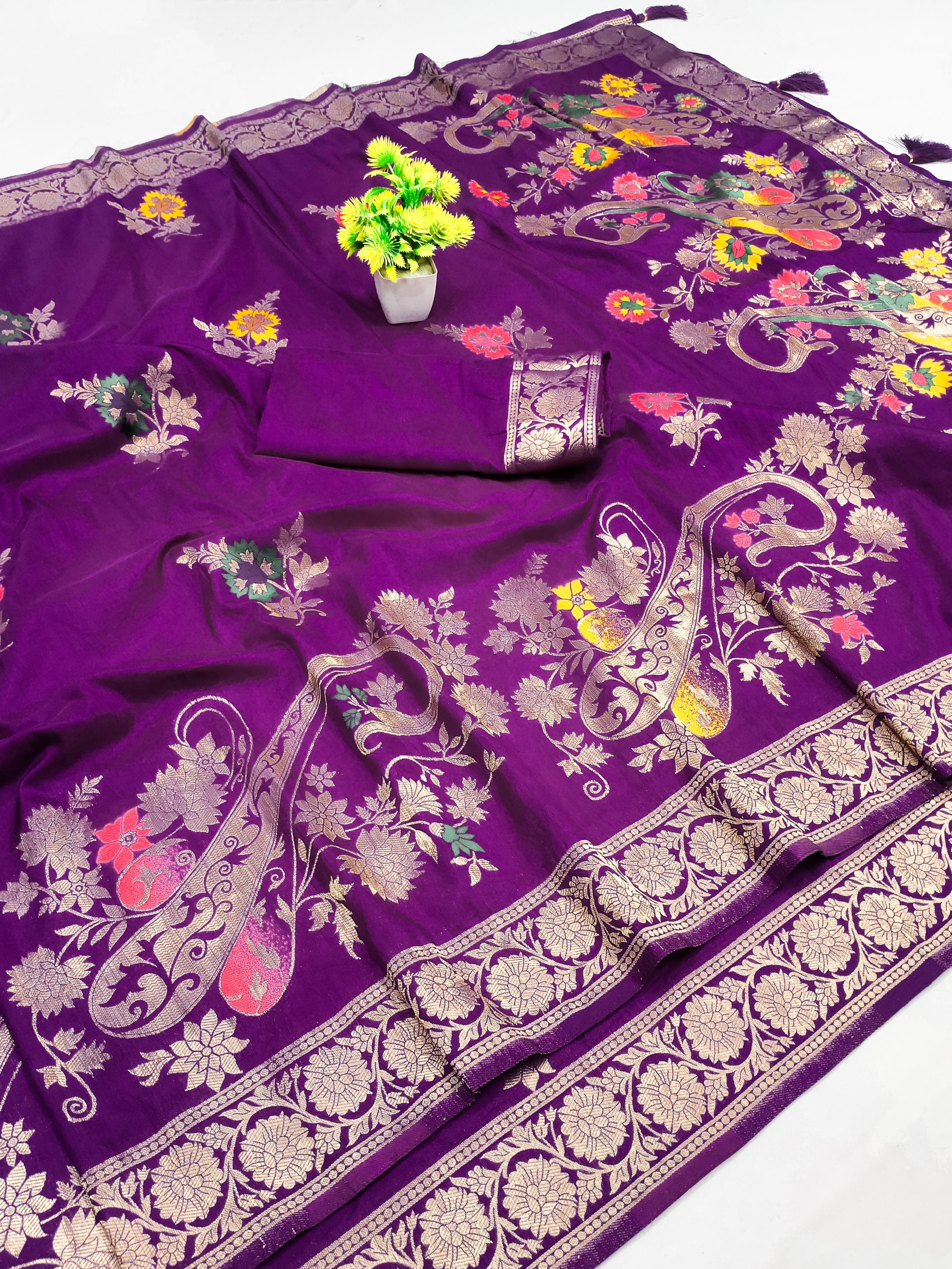 Pure Dola Silk Saree
