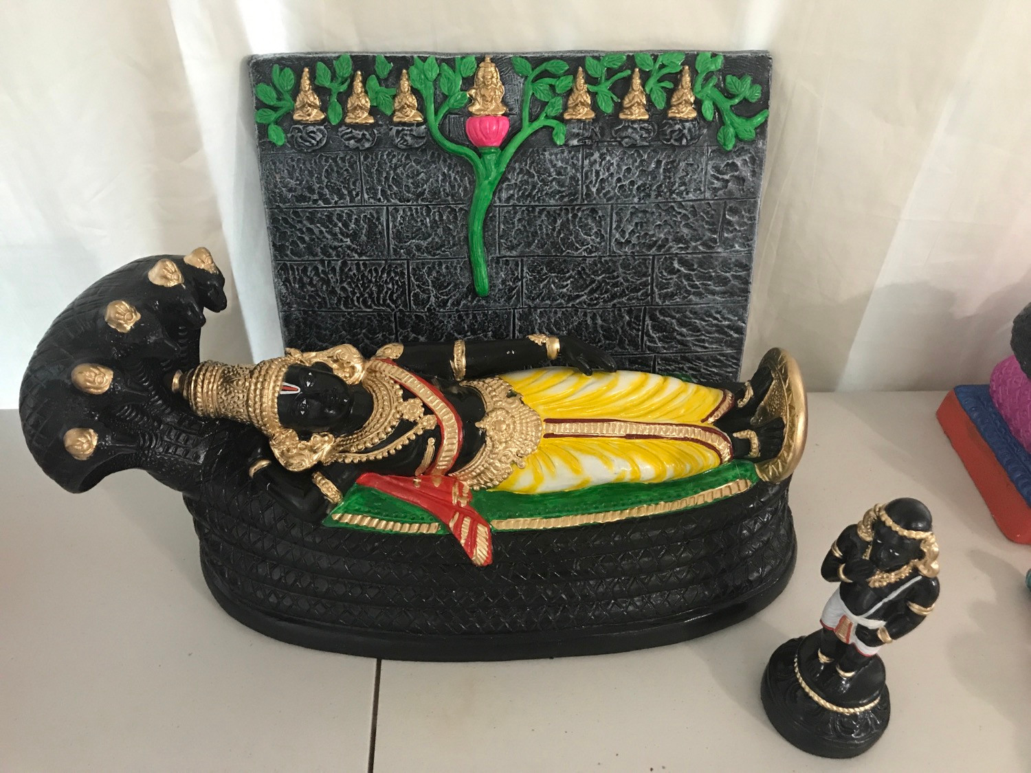 18" Tripullani Dharbha Sayana Ramar Set