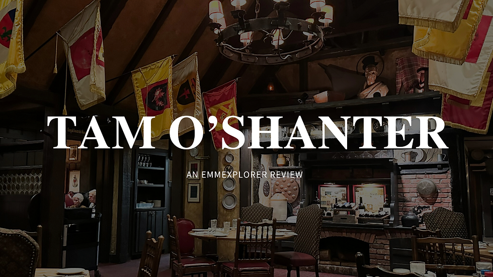 Savoring History: Reviewing Our Magical Meal at Tam O'Shanter, Walt Disney's Favorite Hideaway