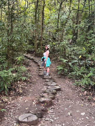 Wandering around property during Canopy Walk excursion with Inkaterra Hacienda Concepcion