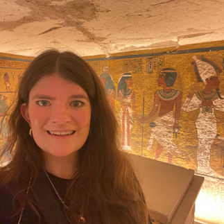 Inside King Tut's Tomb as part of our private tour in Luxor
