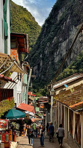 Daytime View near Indio Feliz restaurant in Machu Picchu Pueblo / Aguas Calientes