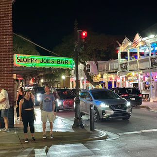 Exterior of Sloppy Joe's on Duval Street in Key West