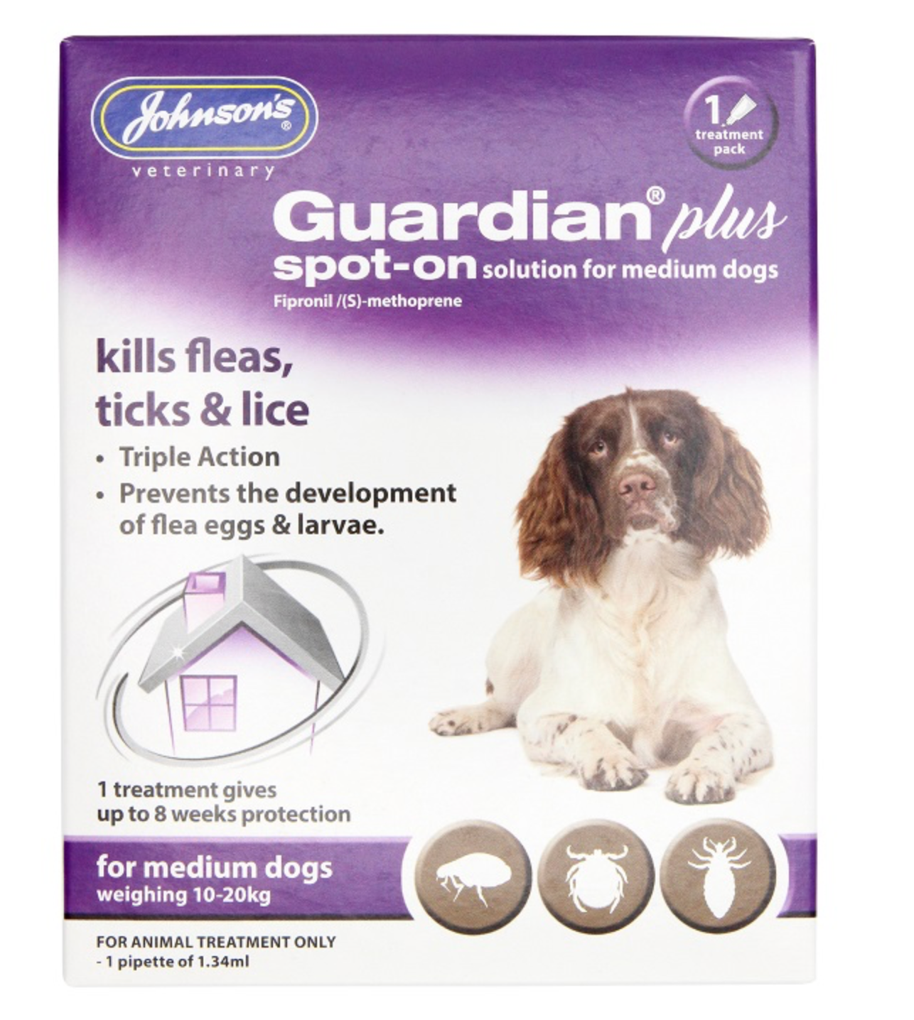 Guardian Plus Spot On for Medium Dogs 10kg – 20kg