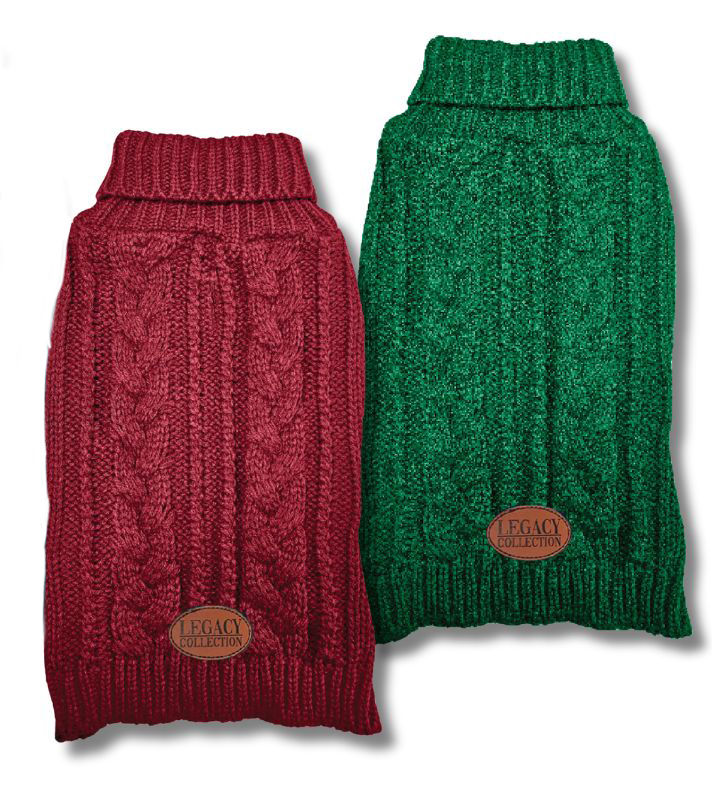 HugglePets Legacy Cable Knit Dog Jumper