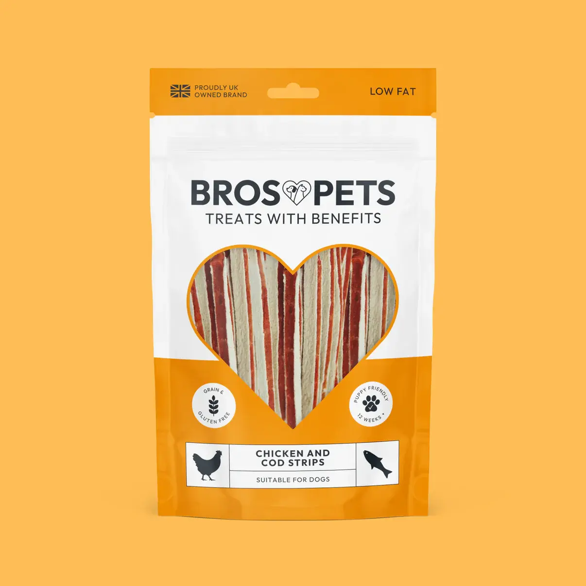 BROS PETS CHICKEN & COD STRIPS