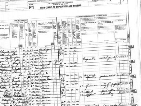 Working with the 1950 Census - Yikes!