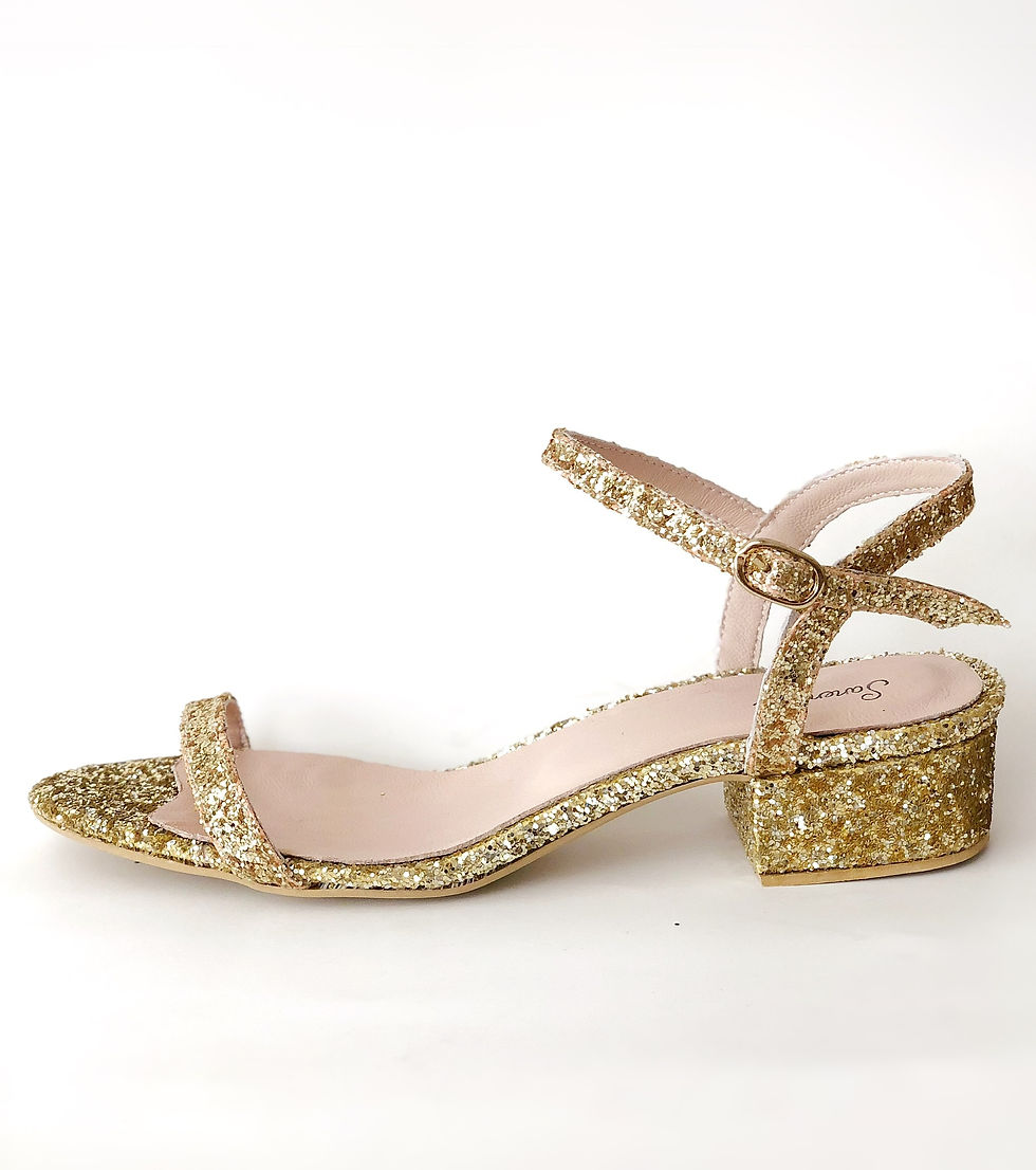 Thumbnail: Oscar Silvery Band Shoe - Dore