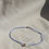 Thumbnail: Periwinkle Beaded Necklace with Freshwater Pearl