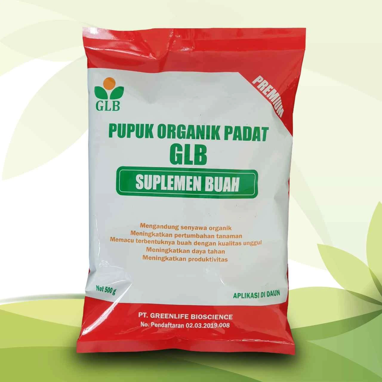 PUPUK ORGANIK PADAT GLB SUPLEMEN BUAH - 500 GRAM