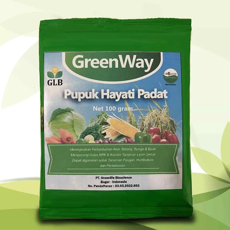 PUPUK HAYATI PADAT GREENWAY - 100 GRAM
