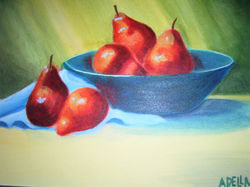 Pears in Bowl