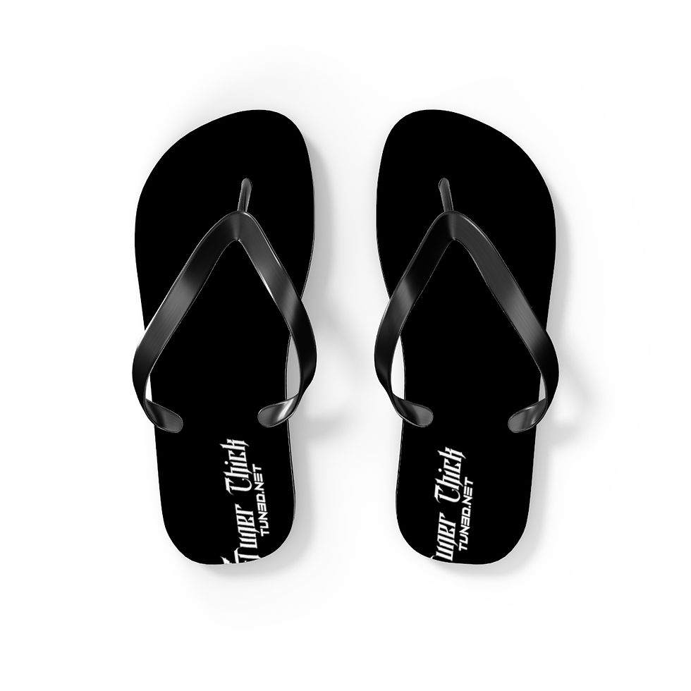 Thumbnail: TunerChick Flip Flops (blk series)