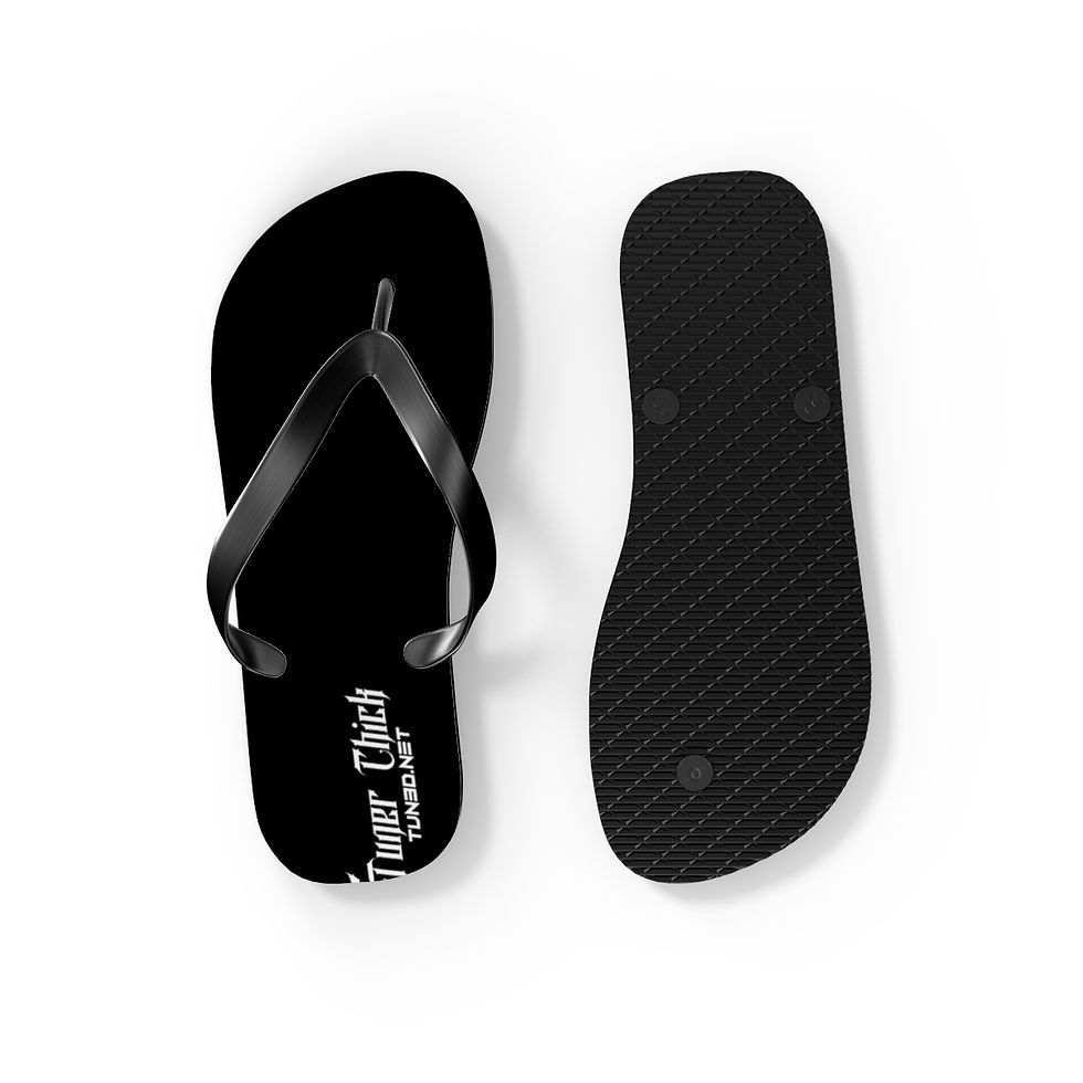Thumbnail: TunerChick Flip Flops (blk series)