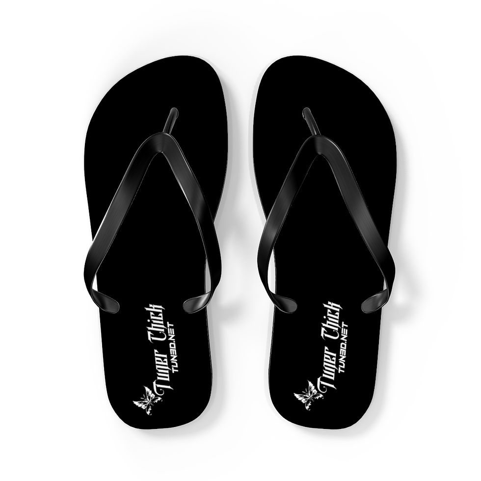 Thumbnail: TunerChick Flip Flops (blk series)