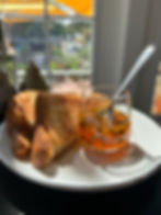 Toasted Brioche with Passion Fruit Jam