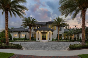 Front Entrance at Dusk