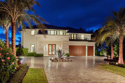 Driveway at Night