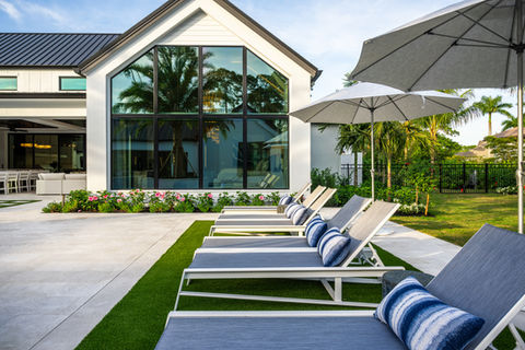 Turf lawn area