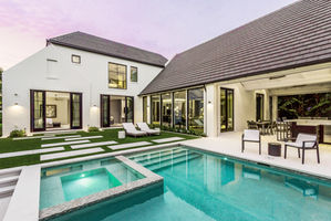 Twilight Backyard Perspective