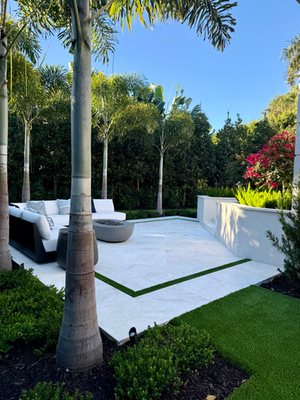 Fire pit seating area