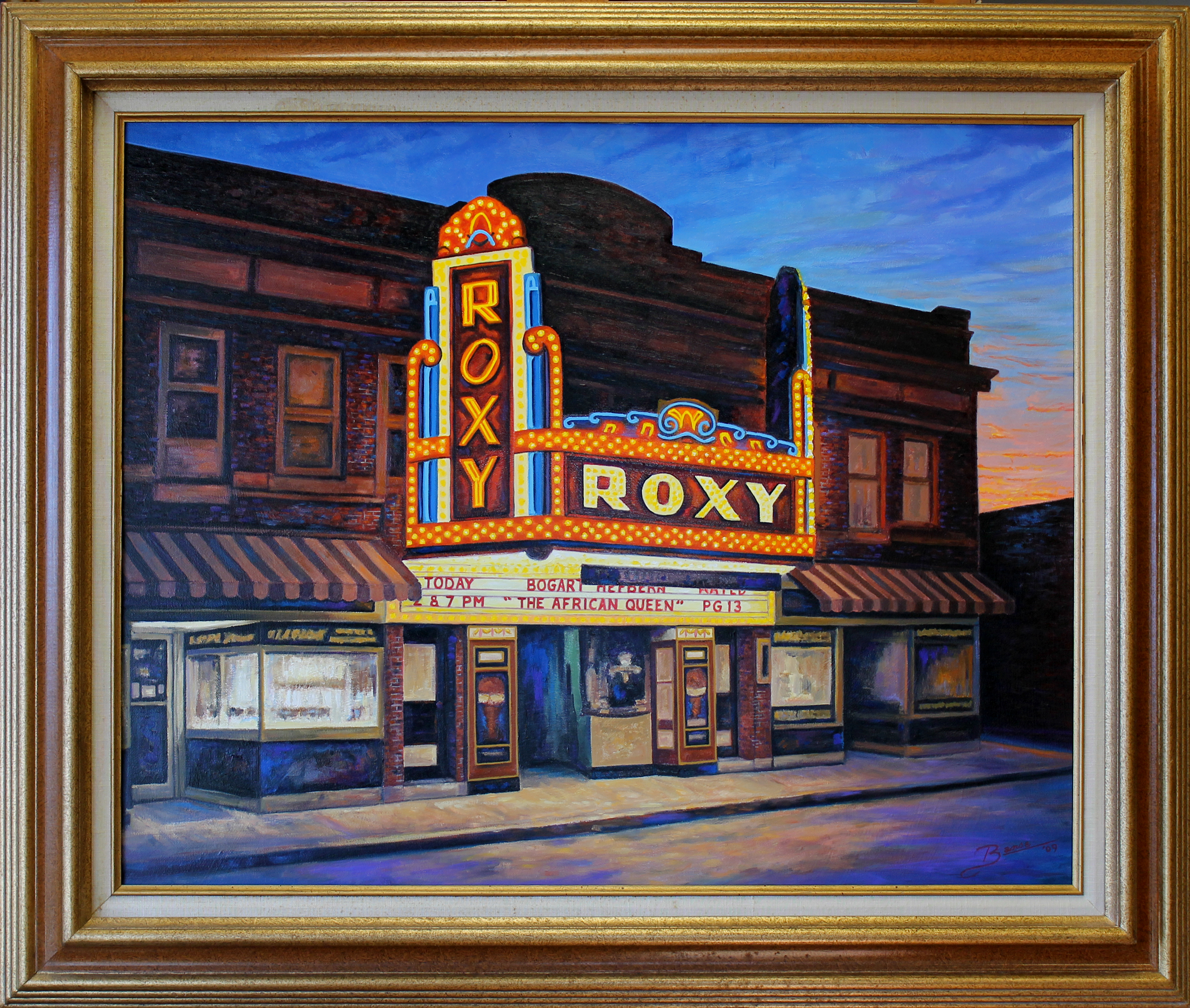 The Roxy ( 2009 - 30 x 24 Oil On Canvas )