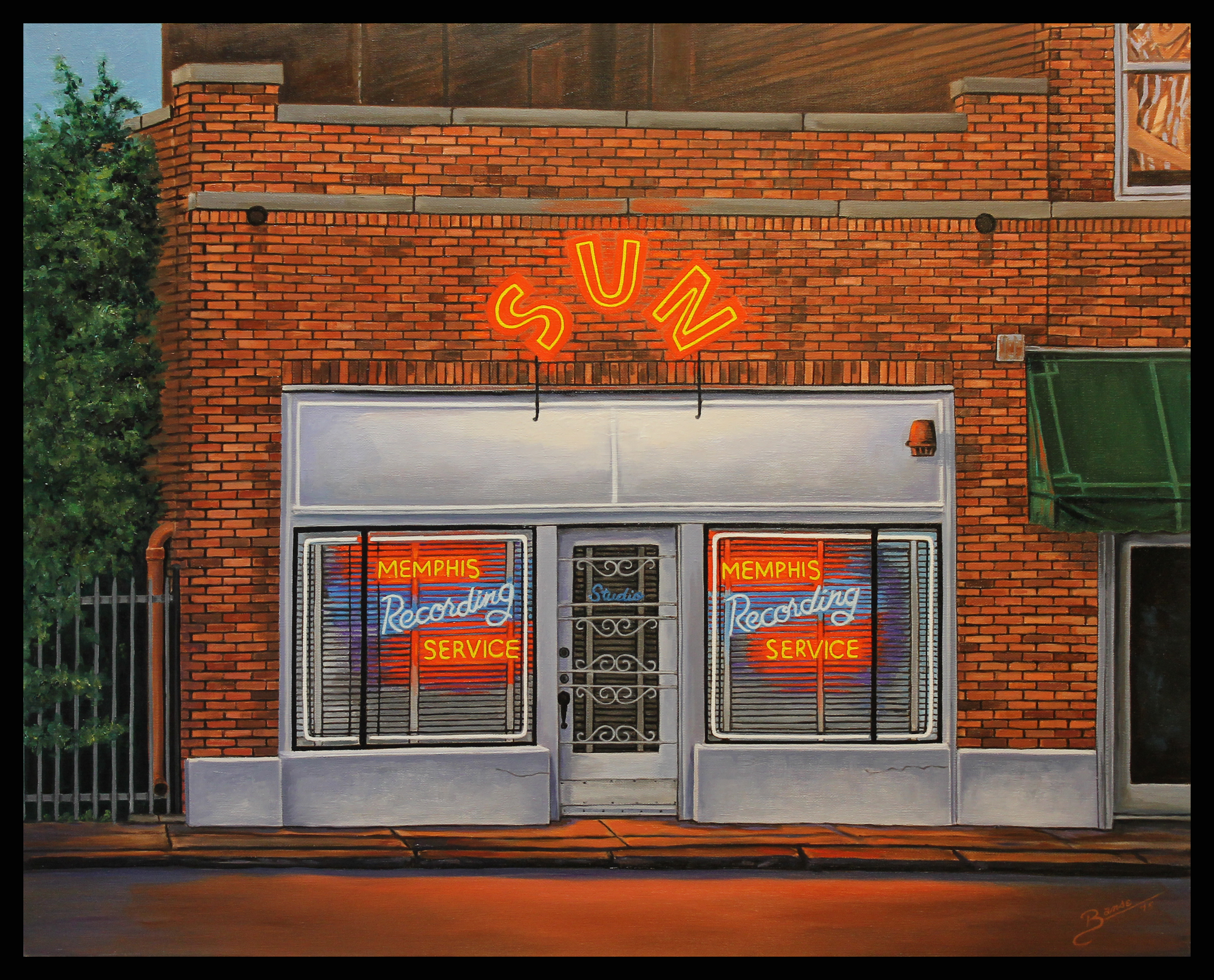Sun Studio ( 2015 - 30 x 24 Oil on Canvas )