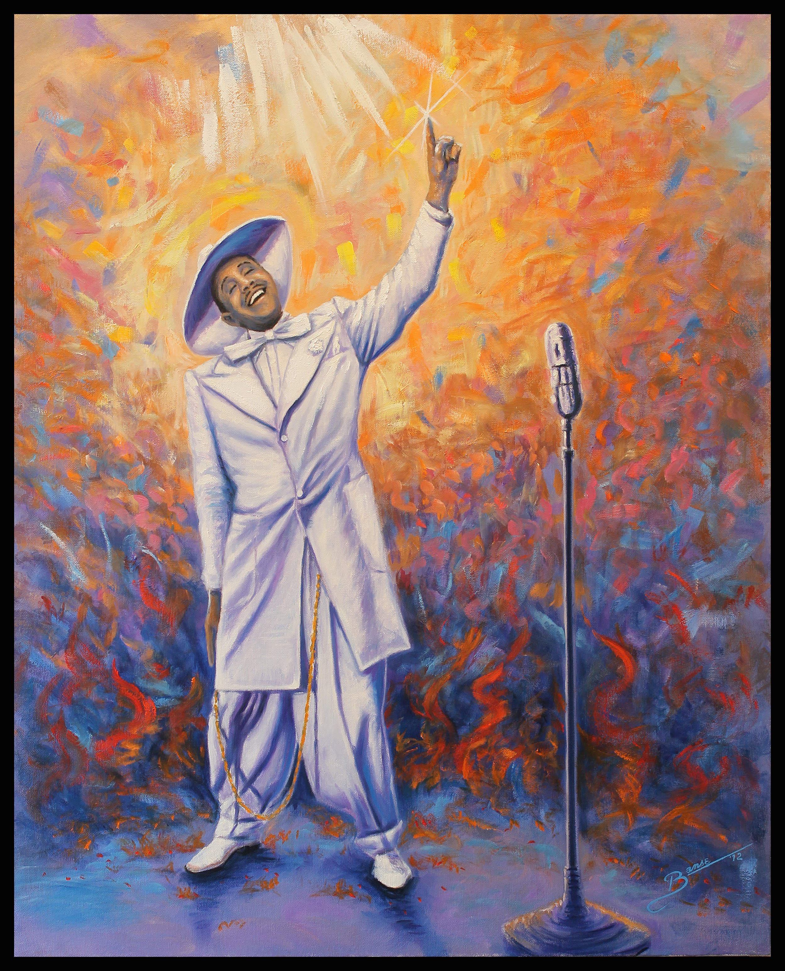 Cab Testifyin' ( 2012 - 24 x 36 Oil On Canvas )
