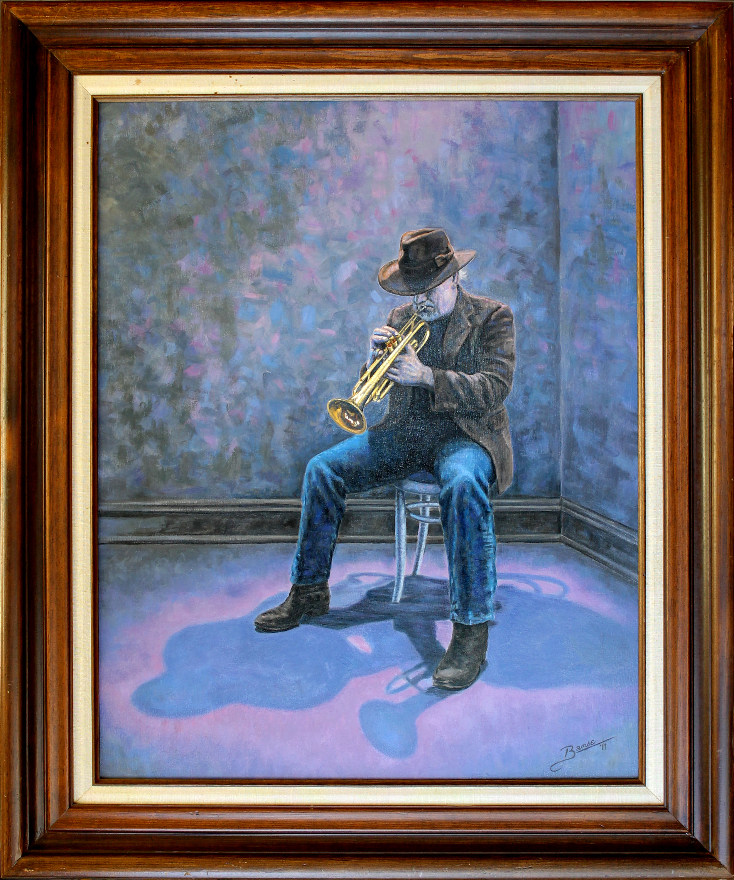 Portrait Of The Artist ( 2011 - 24 x 30 Oil On Canvas )