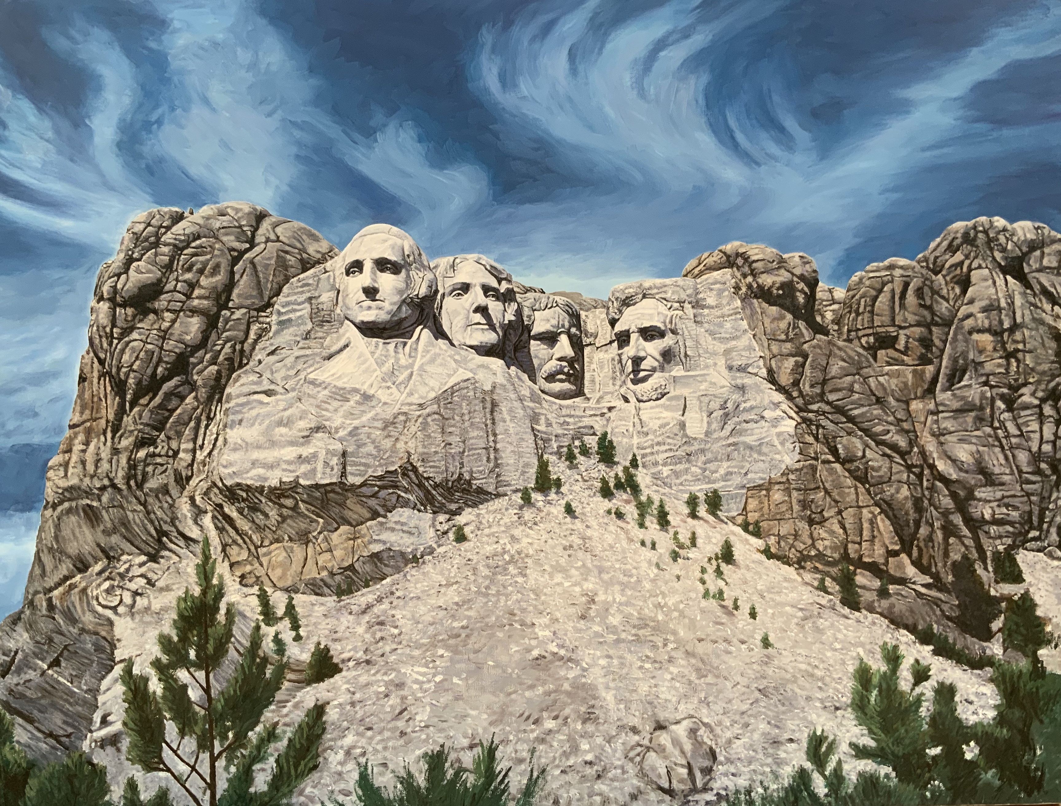 Mount Rushmore (2017 - 40 X 30)
