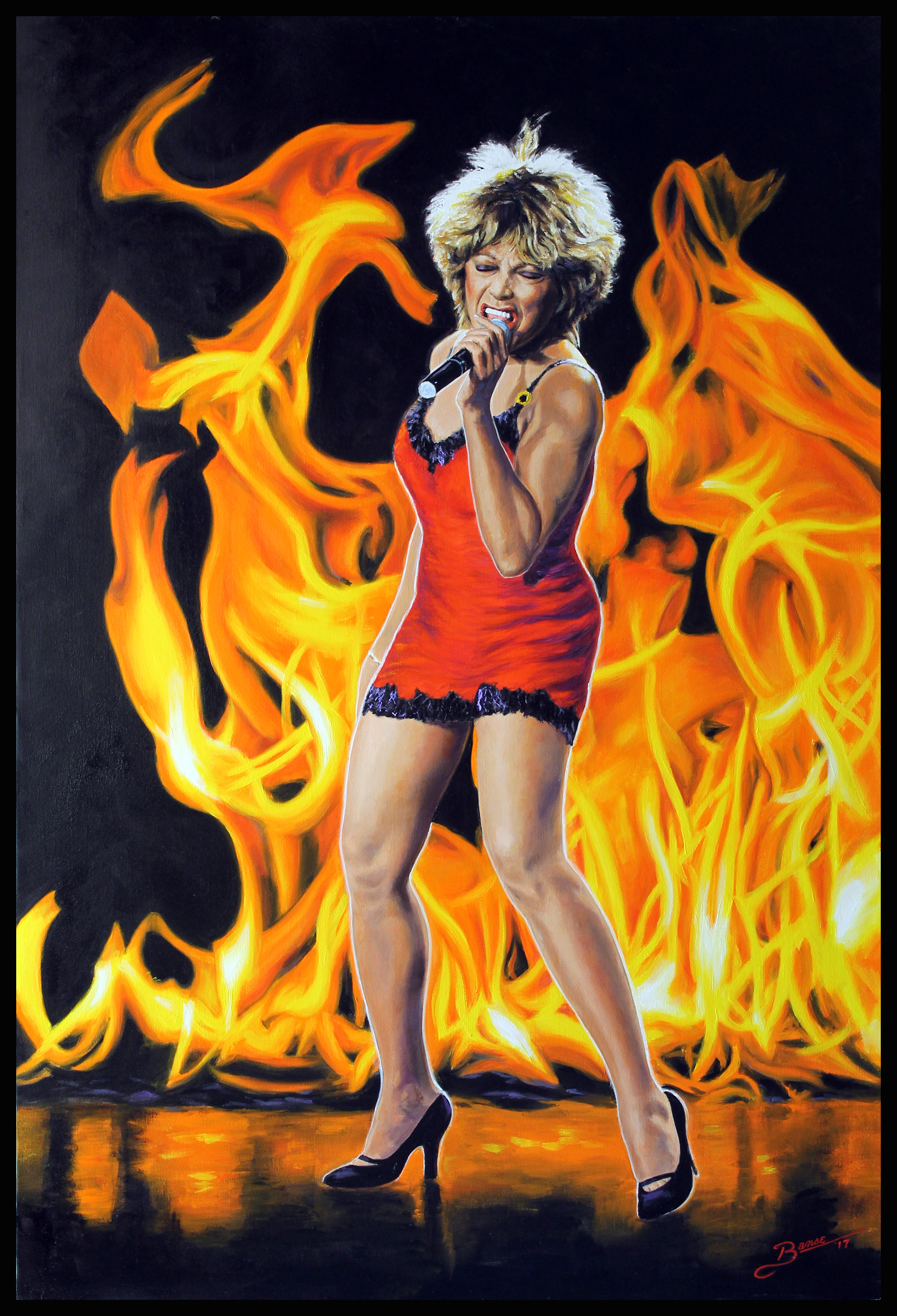Tina ( 2017 - 24 X 36 Oil On Linen Canvas )