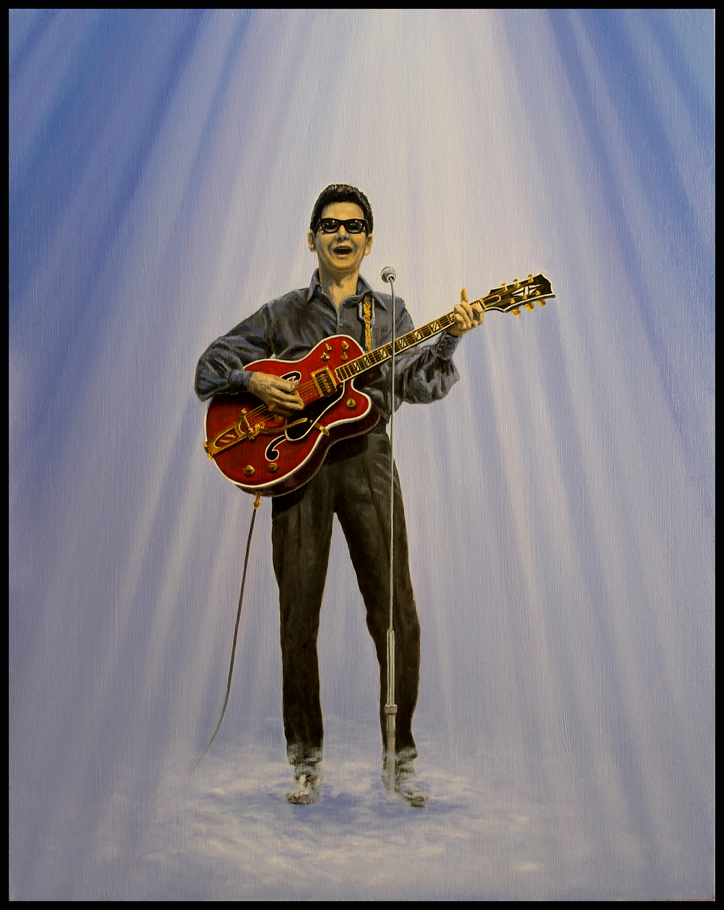 Roy Orbison ( 2008 - 18 x 24 Oil On Canvas )