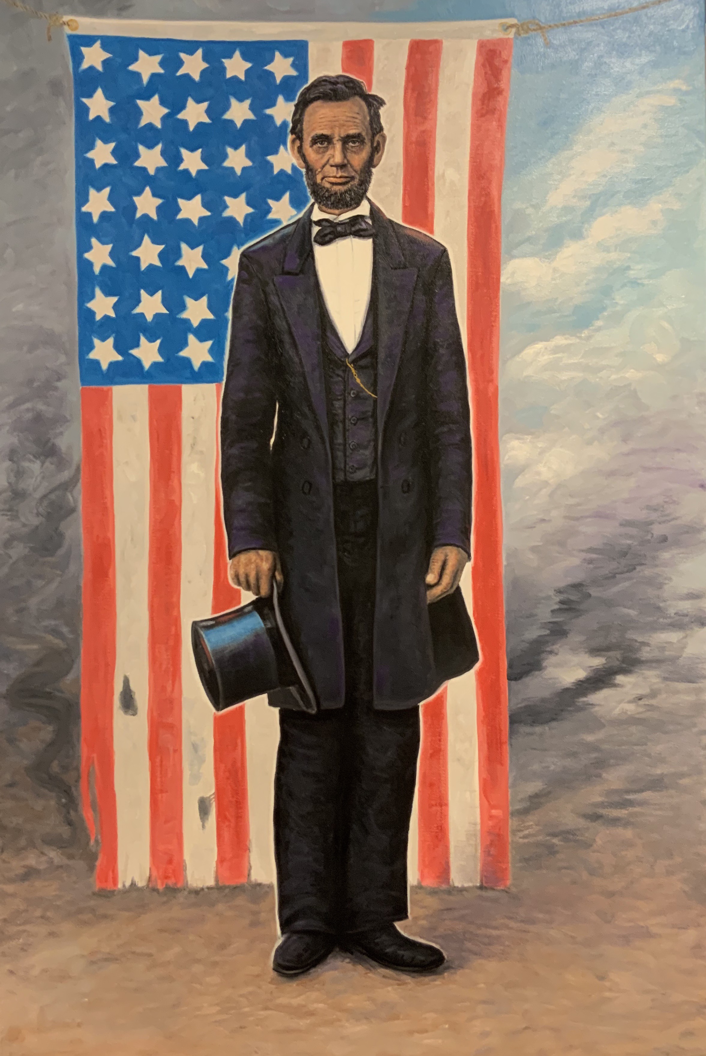 Honest Abe (24 x 36)