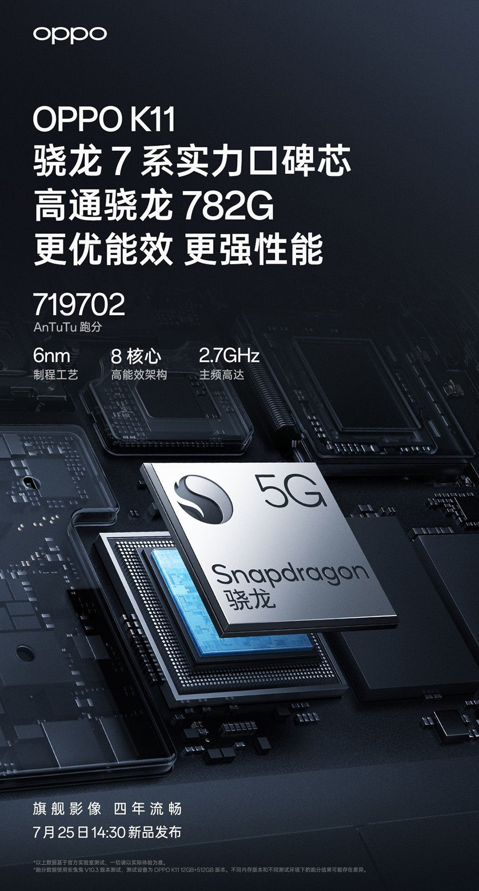 OPPO K11 sẽ dùng chip Snapdragon 782G