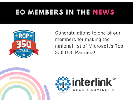 One of our members has been listed on Microsoft's Top 350 U.S. Partners!