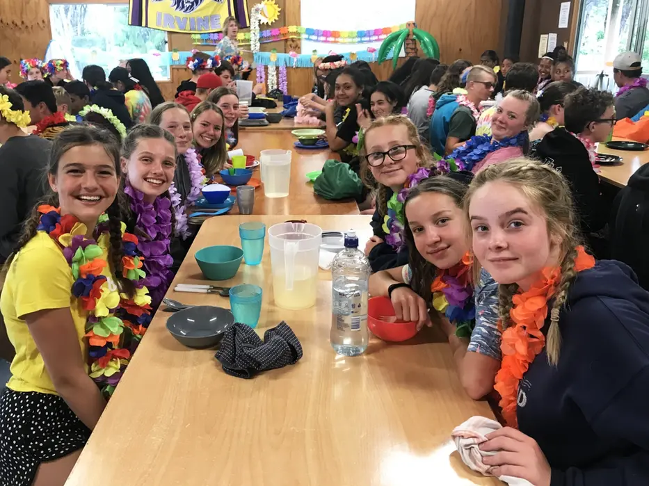 Having fun at the Howick College Year 9 Camp