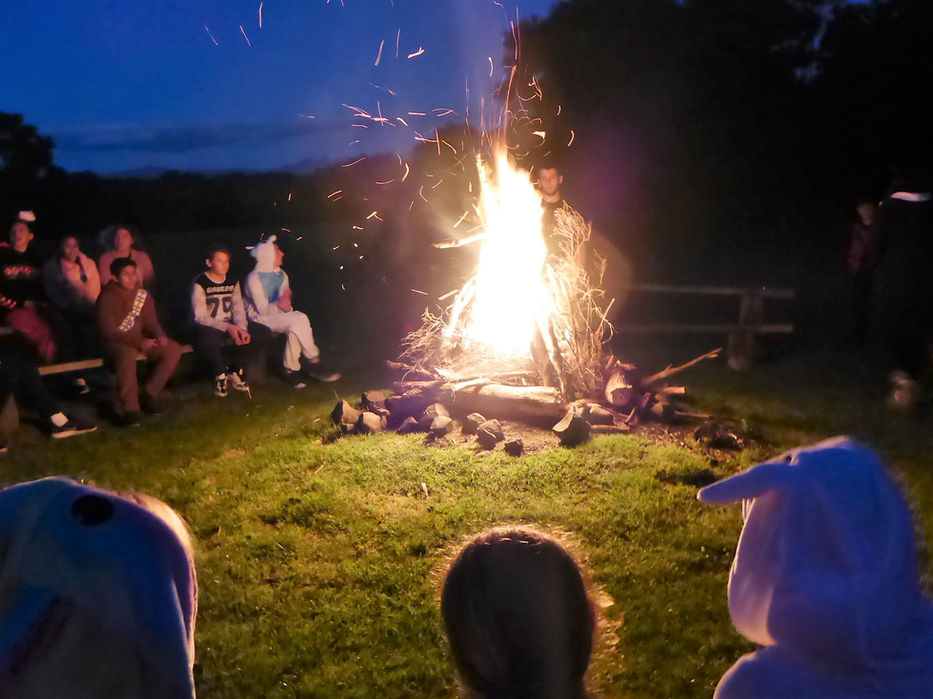 Having fun at the Howick College Year 9 Camp